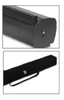 FAIR Rollup BUDGET schwarz 100cm